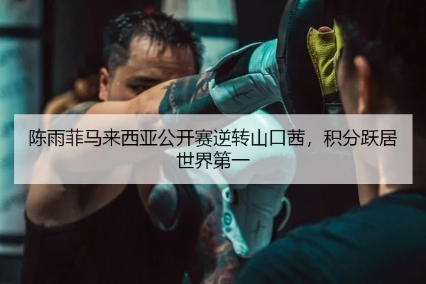 陈雨菲马来西亚公开赛逆转山口茜，积分跃居世界第一
